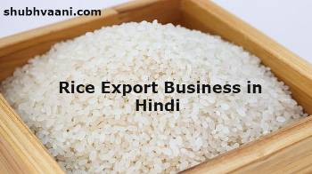 rice export business in hindi