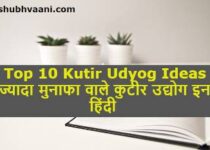 Top 10 Kutir Udyog Ideas in hindi